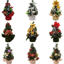中国 20cm Mini Christmas tree decoration table top small xmas ornament tree 制造商