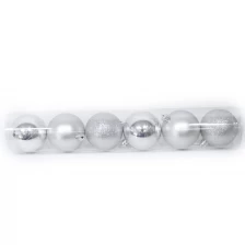China 80mm Shatterproof Xmas Plastic Ball Ornament manufacturer