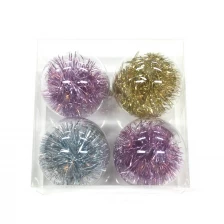 porcelana Attractive DIY christmas transparent plastic balls fabricante