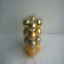China Attractive Decorative Christmas Plastic Bauble manufacturer
