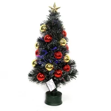 Cina Christmas decoration supplier Outdoor lighted twig holiday time musical fiber optic christmas tree produttore