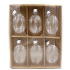 China Clear Plastic Christmas Ornament Balls  manufacturer