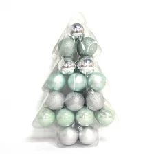 Cina Decorative salable plastic hanging Christmas ball produttore