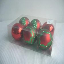 China Fashionable Plastic Xmas Bauble Ornament manufacturer