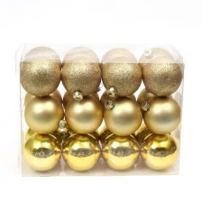 中国 Fashionable plastic good quality christmas decoration ball 制造商