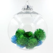 China Flexible PET Clear Christmas Ball  manufacturer