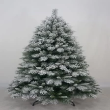 China Floked Snowing PVC Artificial Christmas tree manufacturer