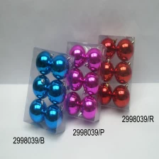 China Gorgeous Hanging Satin Christmas Ball manufacturer
