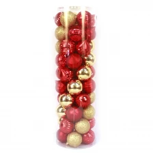 China Hoge kwaliteit modieuze decoratieve plastic Christmas Ball fabrikant