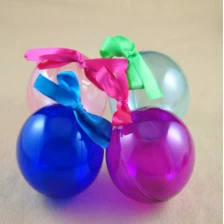 Chiny Wysokiej jakości luksusowe kolorowe plastikowe przezroczyste otwarte kulki producent