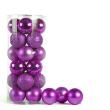 Chiny Hot selling plastic shatterproof christmas hanging ball producent