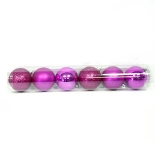 China Inexpensive Shatterproof  2.36" Xmas Ball Tube Hersteller