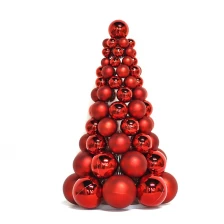 China Inexpensive salable plastic christmas ball ornament tree Hersteller