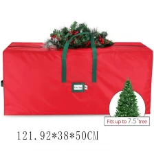 Chiny Large capacity ornaments xmas tree storage box wreath Christmas Storage bag producent