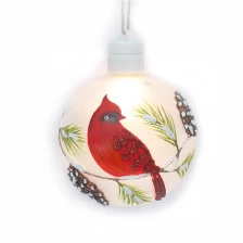 Chiny Luxury Decorative Painted Glass Xmas Ball producent