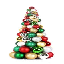China Make 24" Decorative Christmas Ball Tree manufacturer