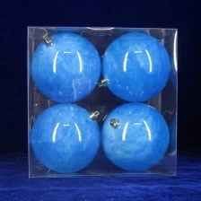 China Marble Christmas Decorative Ball Ornaments manufacturer