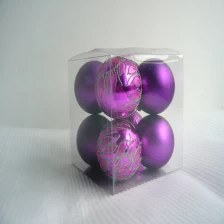 China New Design Painted Christmas Ball manufacturer