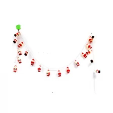 Chiny New Type Santa Hanging Ornament With Lights producent