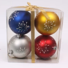Cina New type painted Christmas hanging ball set produttore