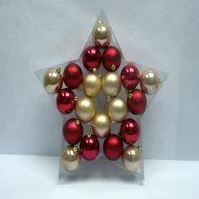 Chine Ornement de Noël décorations boule en plastique fabricant