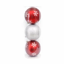 China Ornamental excellent quality hanging Christmas ball set fabricante