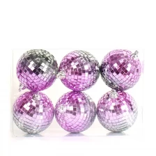 porcelana Promoción Navidad color Disco bola ornamentos fabricante