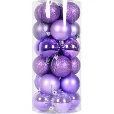 China Promotional Plastic Shatterproof Xmas Ball manufacturer