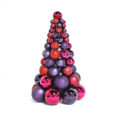 China Promotional salable Xmas ball ornament tree fabricante
