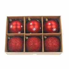 Китай Promotional wholesale hanging christmas ball ornament производителя