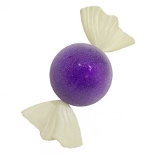 Chiny Purple plastic glitter 18inch christmas candy ornament for xmas tree hanging home festival decor producent