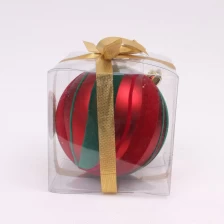 China Salabe Painted Christmas Hanging Ornament Ball manufacturer