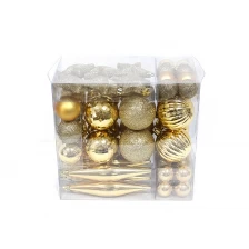 China Salable Mixed Christmas Plastic Ornaments Kit manufacturer