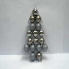 Chine Boule de Noël en plastique vendable ornement fabricant