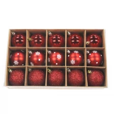 中国 Salable inexpensive plastic Christmas tree ornament set 制造商