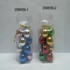 China Shatterproof Plastic Fashion Christmas Ball manufacturer