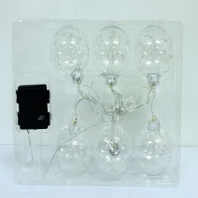 Chiny Top Quality Clear Glass Ball With UL and CE Approved Led Lights producent