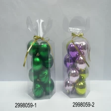 Chine Ornement de Noël boule en plastique de qualité supérieure fabricant