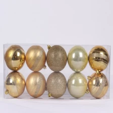 Chiny Trendy Plastic Christmas Ball Ornament producent