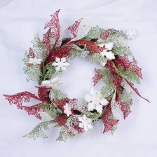 porcelana Twig lighted up outdoor christmas wreaths fabricante