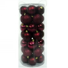 China Wholesale Decorative Christmas Plastic ball manufacturer