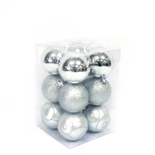 中国 卸売ファッショナブルな装飾的なプラスチック製のクリスマスボール メーカー