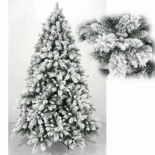中国 批发装饰 Floked 下雪 PVC 人工圣诞树 制造商