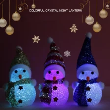 Chiny Xmas Ornaments Decoration Home Accessories Nightlight Christmas Tree led toys Decor Glowing Snowman producent
