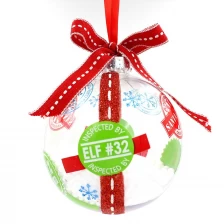 porcelana hot sale Christmas ball for Christmas tree ornament fabricante