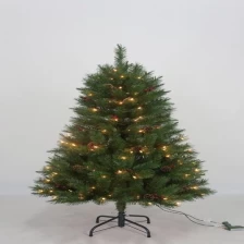 Chiny mountain king artificial christmas tree outdoor led christmas tree producent