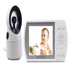 China 3,5-inch LCD digitale draadloze video-babyfoon Nachtzicht-babyfoon met temperatuurbewaking fabrikant
