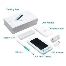 Китай 4.3 Inch Hd Monitor 2mp 5.5mm Camera Ear Cleaning Endoscope Portable Video Otoscope производителя