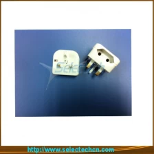 China 5 Amp 2 Pin Pin Para 3 Eu To Uk Viagem Plug Adapter SE-CP1 fabricante
