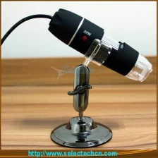 China Best selling 2.0M 200x digitales Mikroskop mit Measure Tools und 8 LED-Leuchten SE-DM-200X Hersteller